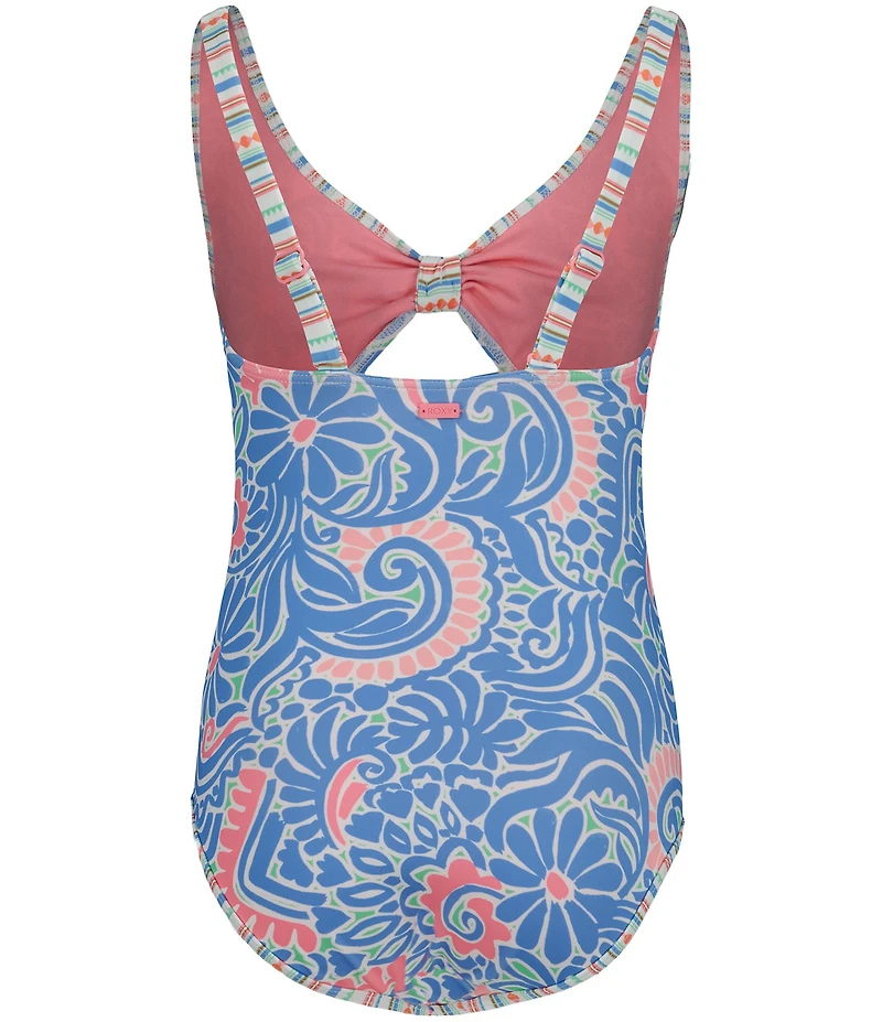 Roxy Big Girls Floral-Printed One Piece Swimsuit