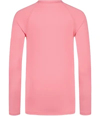 Roxy Big Girls Long Sleeve Heart Graphic Rashguard T-Shirt