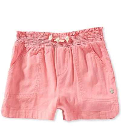 Roxy Big Girls Pocketed Soliel Brushed Twill Shorts