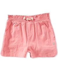 Roxy Big Girls Pocketed Soliel Brushed Twill Shorts