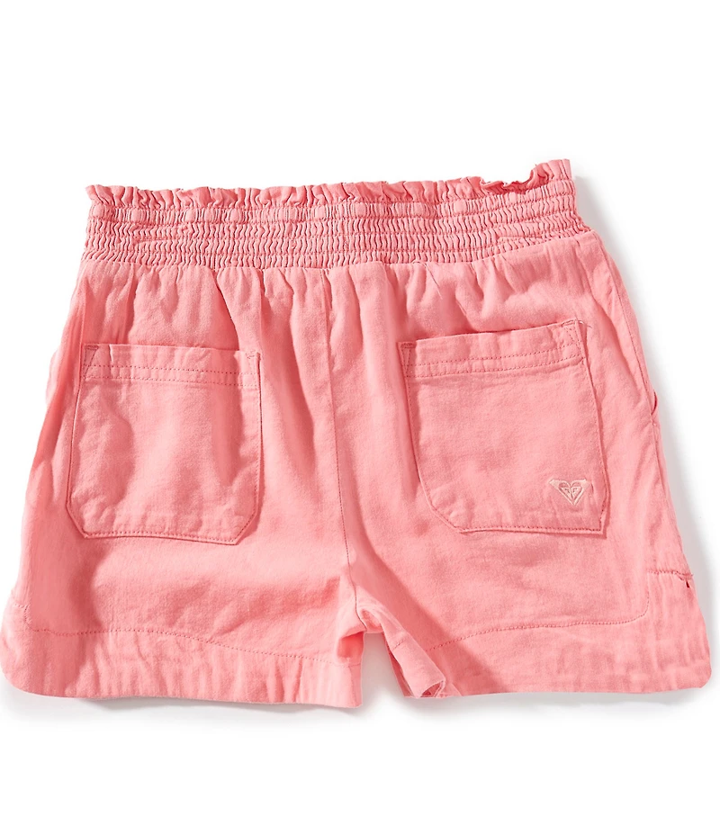 Roxy Big Girls Pocketed Soliel Brushed Twill Shorts