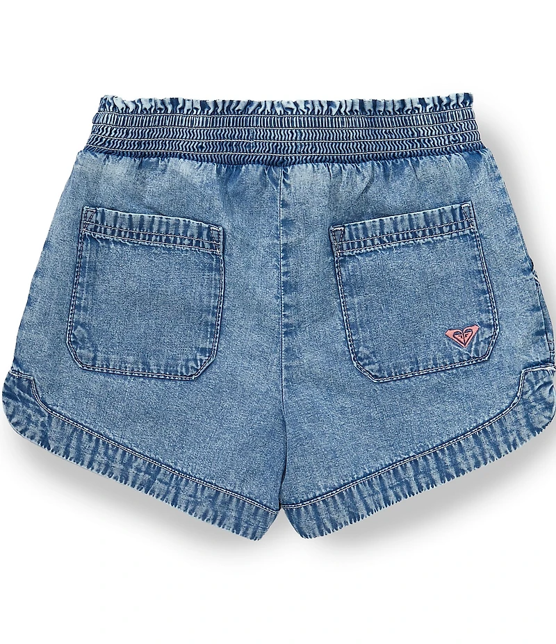 Roxy Big Girls Pocketed Soliel Denim Shorts