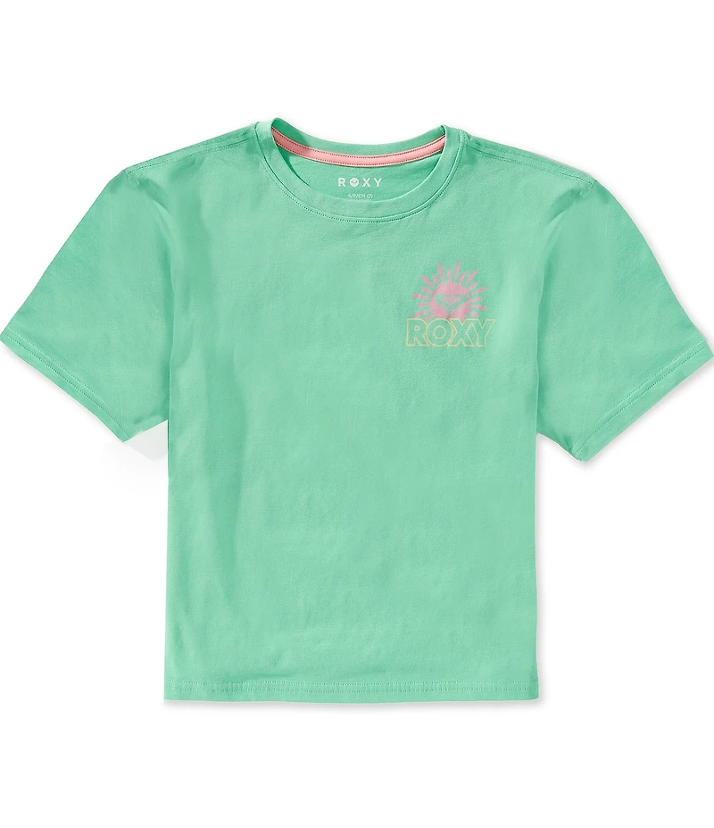 Roxy Big Girls Short Sleeve Surf Salt Sun Graphic Oversized T-Shirt