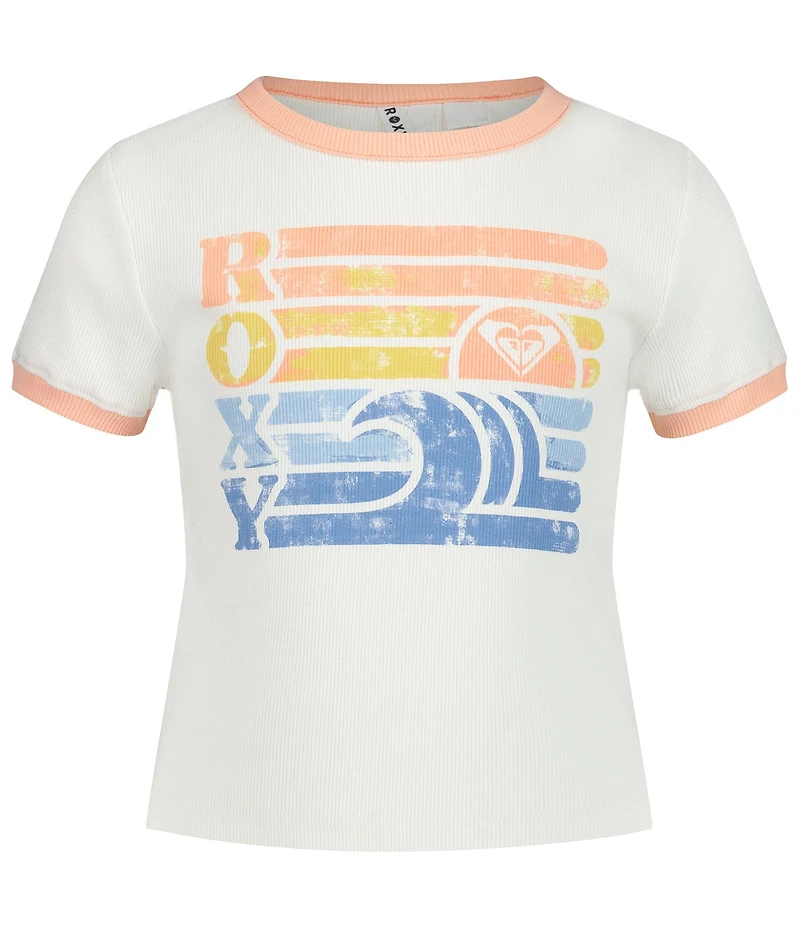 Roxy Big Girls Short Sleeve Retro Beach Baby T-Shirt