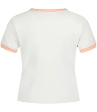 Roxy Big Girls Short Sleeve Retro Beach Baby T-Shirt
