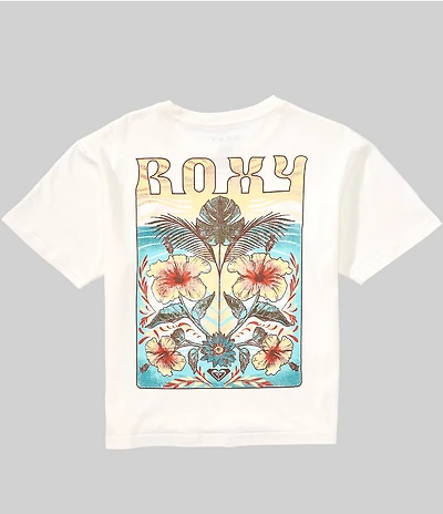 Roxy Big Girls Short Sleeve Soul Flower Oversized Tee
