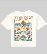 Roxy Big Girls Short Sleeve Soul Flower Oversized Tee