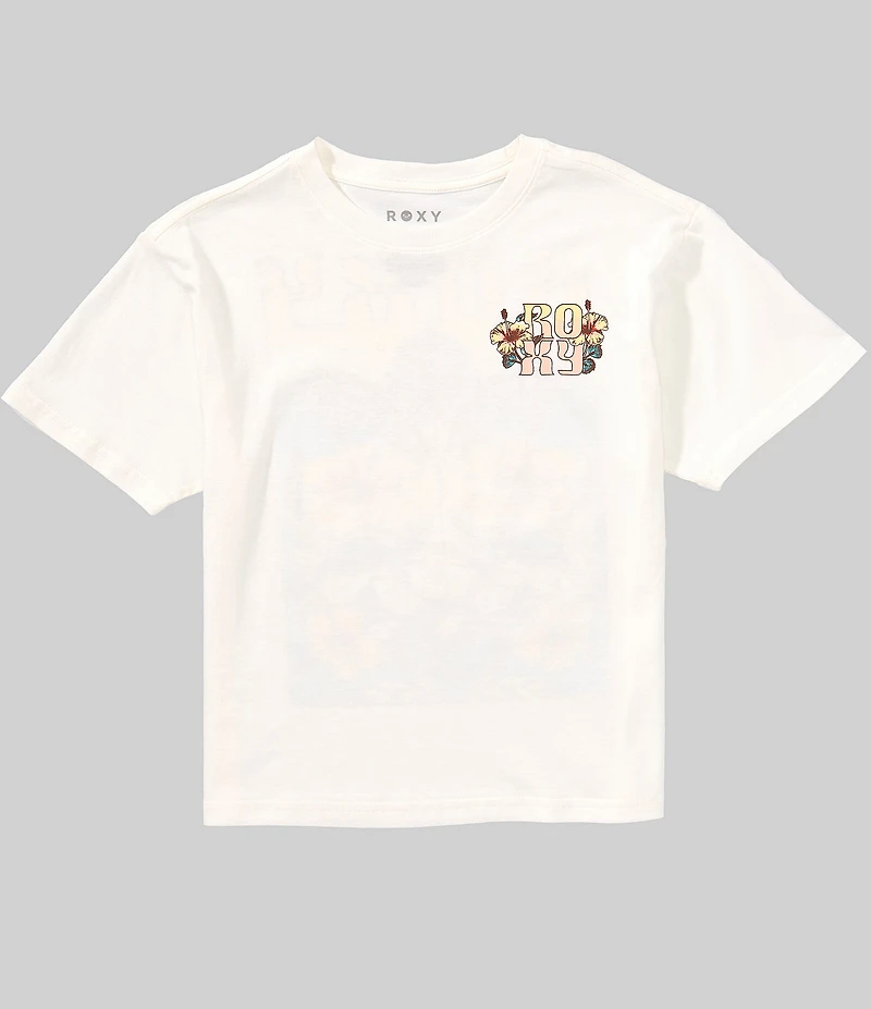 Roxy Big Girls Short Sleeve Soul Flower Oversized Tee
