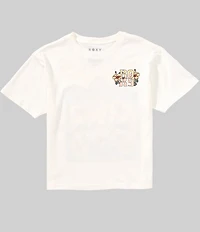 Roxy Big Girls Short Sleeve Soul Flower Oversized Tee