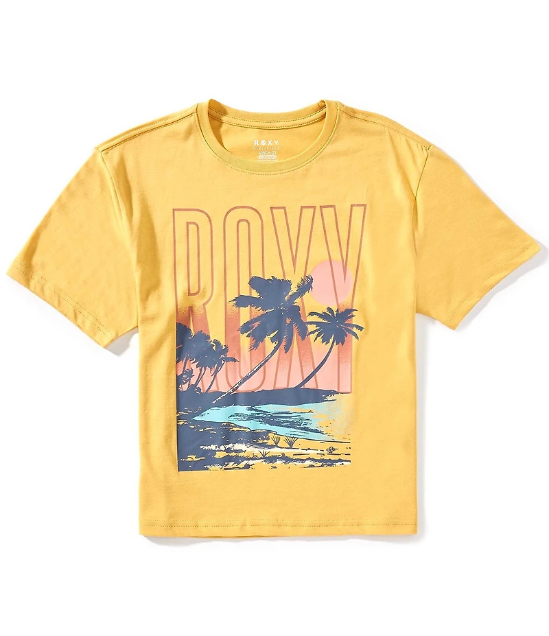 Roxy Big Girls Short Sleeve Sun Setter Oversized T-Shirt