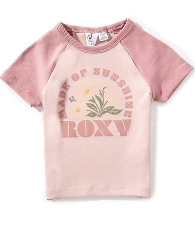 Roxy Big Girls Short Sleeve Sunshine Raglan T-Shirt