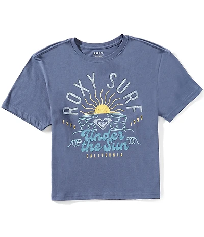Roxy Big Girls Short Sleeve Under The Sun Oversized T-Shirt