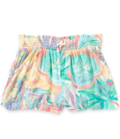 Roxy Big Girls Sun Soleil Tropical Print Shorts