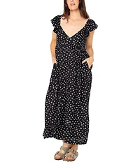 Roxy Bohemian Nights Printed A-Line Dress