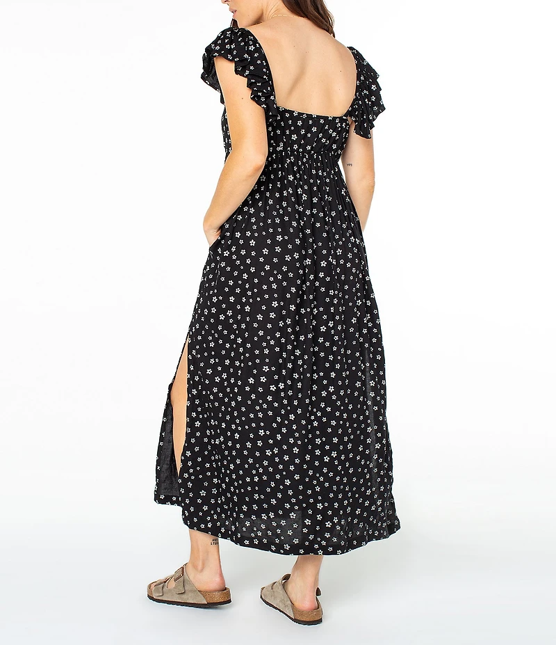 Roxy Bohemian Nights Printed A-Line Dress