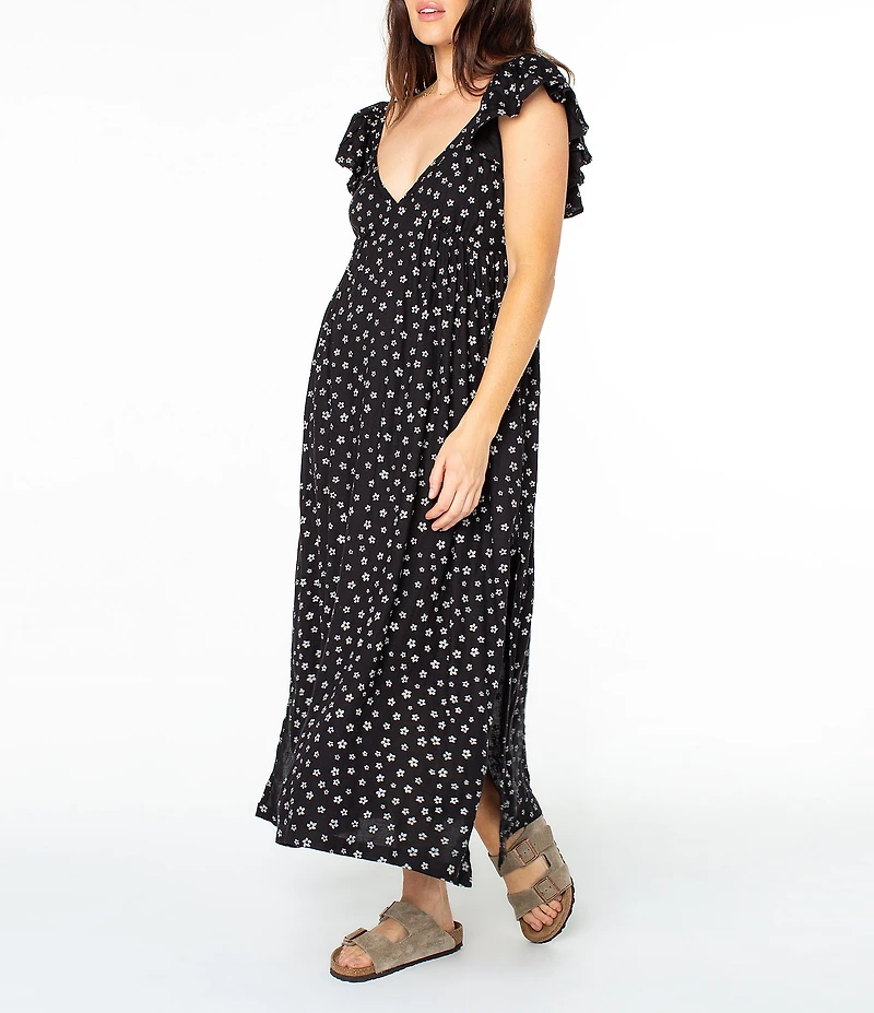 Roxy Bohemian Nights Printed A-Line Dress