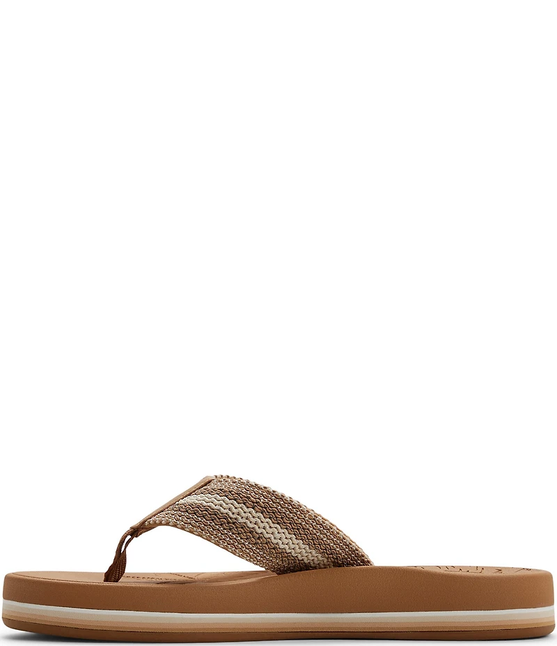 Roxy Colbee Hi Woven Stripe Flip Flops