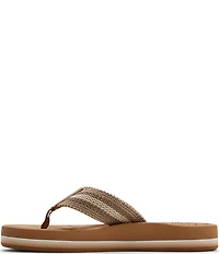 Roxy Colbee Hi Woven Stripe Flip Flops