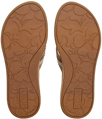 Roxy Colbee Hi Woven Stripe Flip Flops