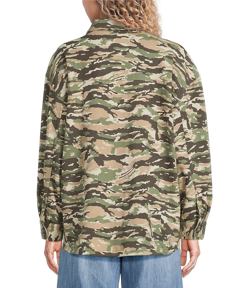 Roxy Dawn Light Camouflage Printed Long Sleeve Jacket