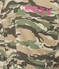 Roxy Dawn Light Camouflage Printed Long Sleeve Jacket