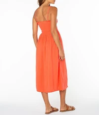 Roxy Downriver Sleeveless Midi Dress