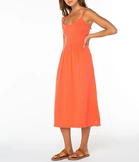 Roxy Downriver Sleeveless Midi Dress