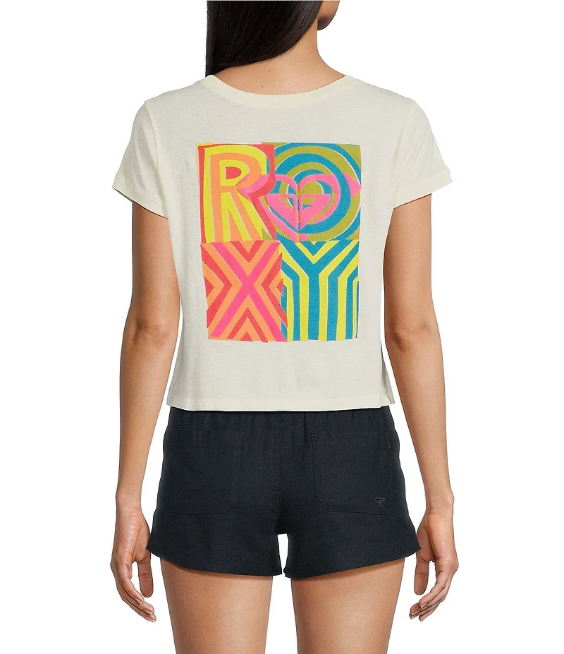 Roxy Echo Short Sleeve Cropped T-Shirt