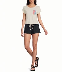 Roxy Echo Short Sleeve Cropped T-Shirt
