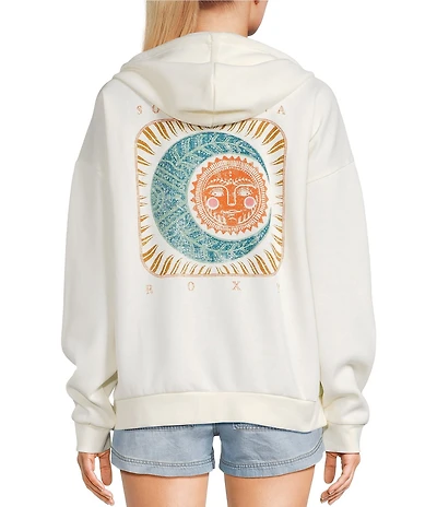 Roxy Evening Lineup Long Sleeve Fleece Hoodie