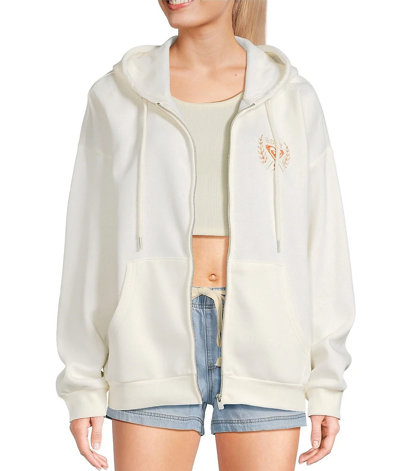 Roxy Evening Lineup Long Sleeve Fleece Hoodie