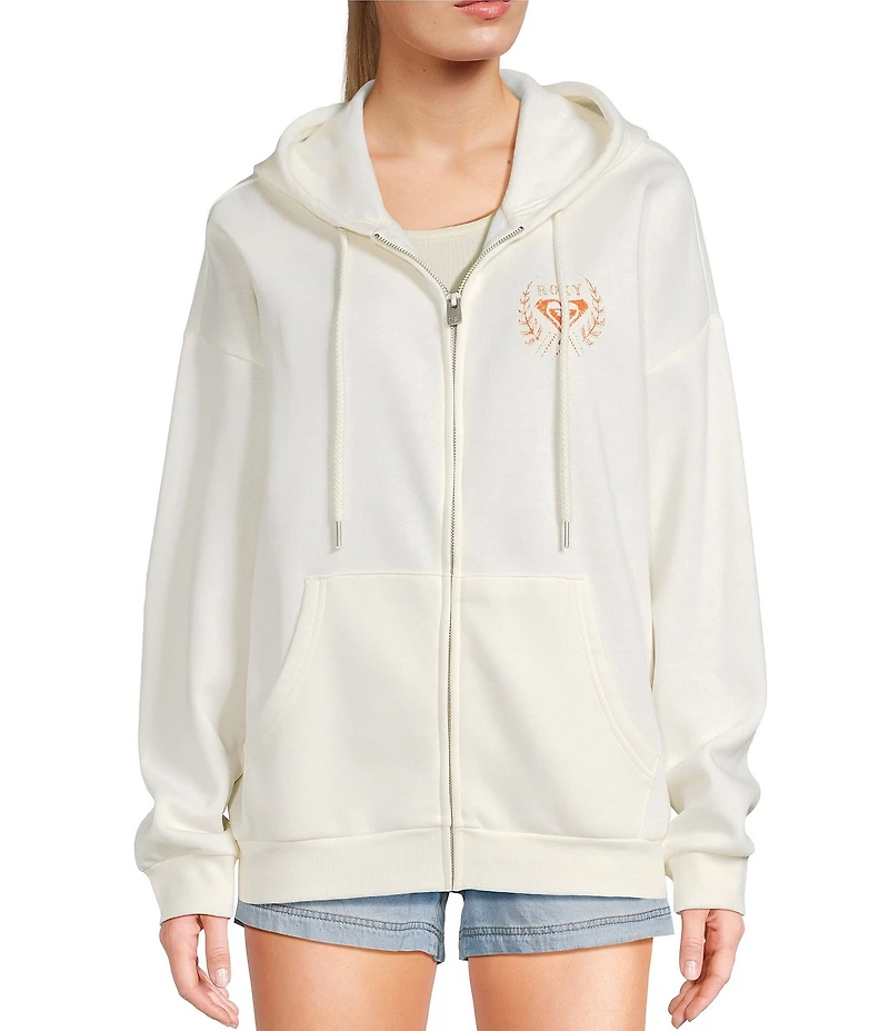 Roxy Evening Lineup Long Sleeve Fleece Hoodie
