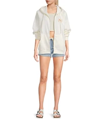 Roxy Evening Lineup Long Sleeve Fleece Hoodie