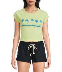 Roxy Five Palm Short Sleeve T-Shirt