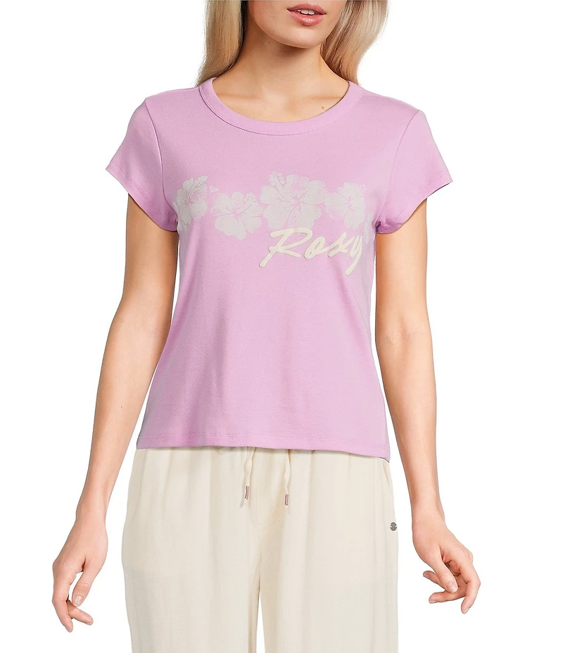 Roxy Floating Hibiscus Short Sleeve Baby T-Shirt