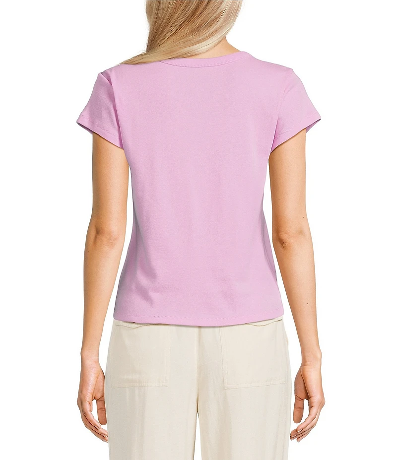 Roxy Floating Hibiscus Short Sleeve Baby T-Shirt