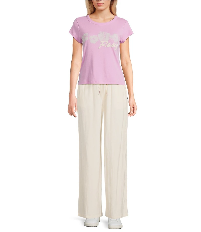 Roxy Floating Hibiscus Short Sleeve Baby T-Shirt