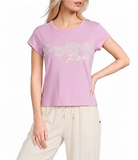 Roxy Floating Hibiscus Cap Sleeve Baby T-Shirt