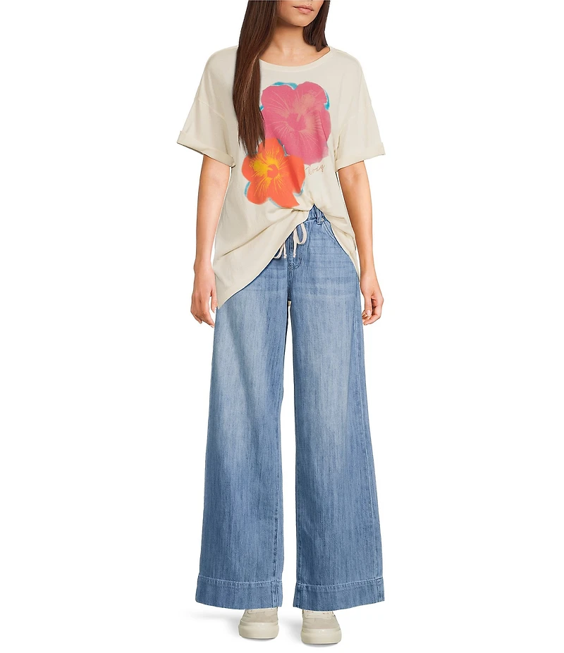 Roxy Flower Glow Short Sleeve T-Shirt