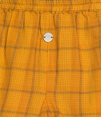 Roxy Forever Dreamin Plaid Printed Mini Skirt