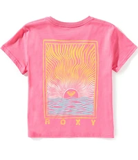 Roxy Big Girls Short Sleeve Sunset Scene T-Shirt