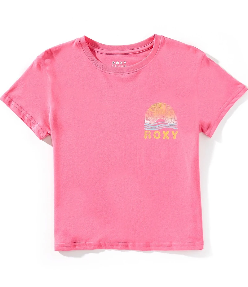 Roxy Big Girls Short Sleeve Sunset Scene T-Shirt