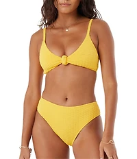 Roxy Haleiwa Solid Low Waist Hipster Swim Bottom