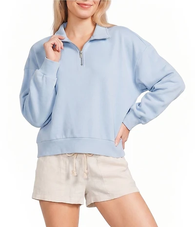 Roxy Half Moon Long Sleeve 1/4 Zip Pullover