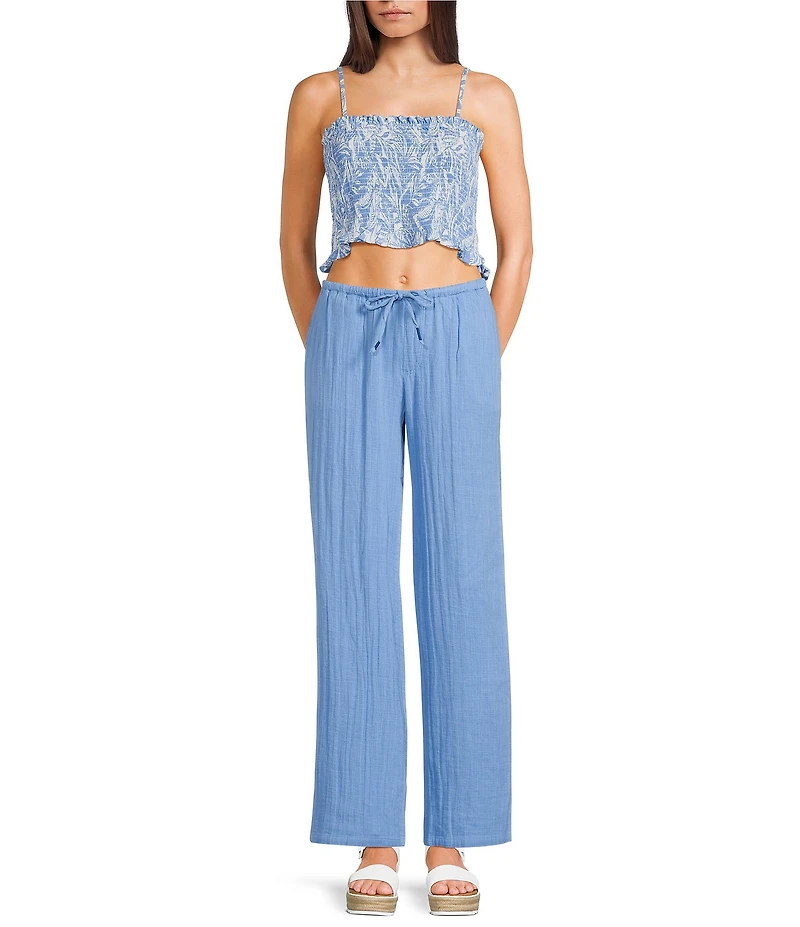 Roxy Hello Sunshine Palm Printed Tank Top