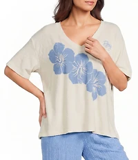Roxy Hibiscus Short Sleeve T-Shirt