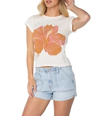 Roxy Hibiscus Spray Short Sleeve Baby T-Shirt