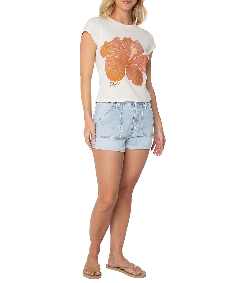 Roxy Hibiscus Spray Short Sleeve Baby T-Shirt