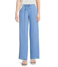 Roxy Iyla Elastic Waist Straight Leg Pants