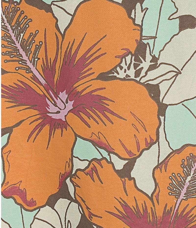 Roxy Lineup Long Sleeve Oversized Fleece Sweatshirt